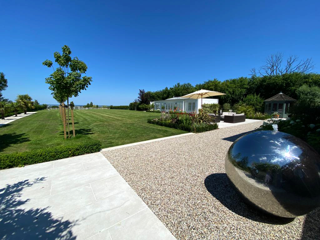 Contemporary Garden, Pool House Garden, mediterranean garden